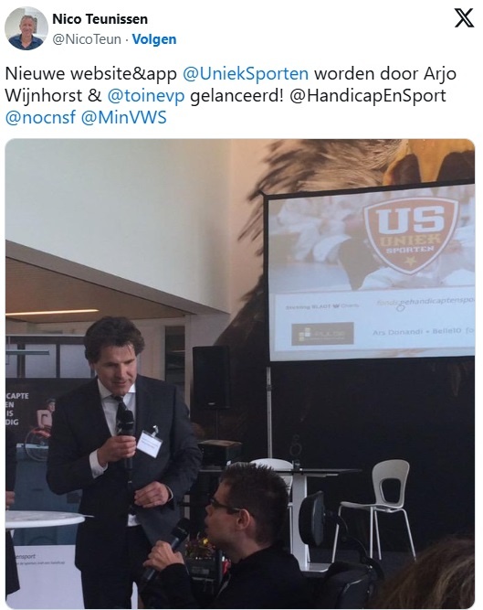 Lancering vernieuwde Uniek Sporten website en app